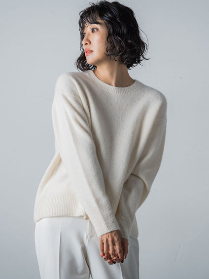【STORY11月号掲載】【洗えるニット】FOXWOOL プルオーバー≪WEB別注サイズあり≫