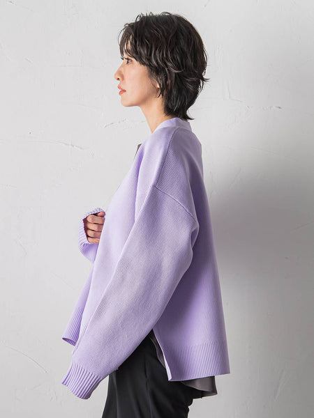 【大きいサイズ/WEB限定カラーあり】スポンディッシュニットカーディガン