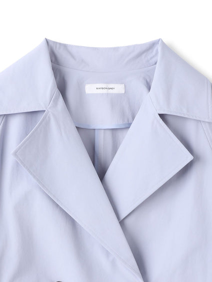 撥水オーバーミドルトレンチコート≪手洗い可能≫