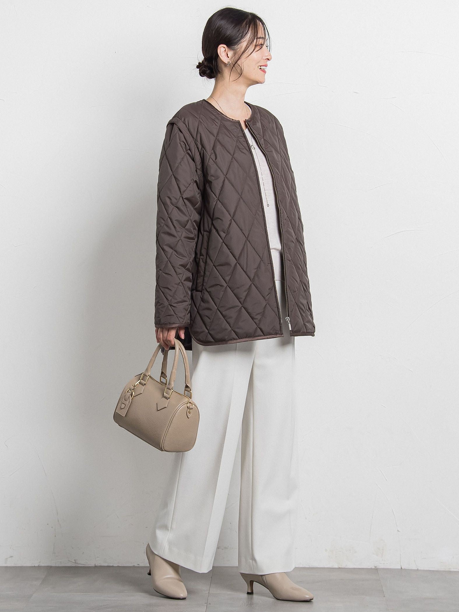 両面起毛ワイドパンツ≪WEB限定13号/洗える/セットアップ対応≫