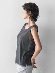 【大きいサイズ】ラメテレコタンクトップ