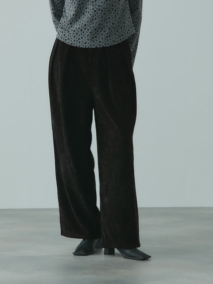 サージ2タックワイドパンツ≪手洗い可能≫