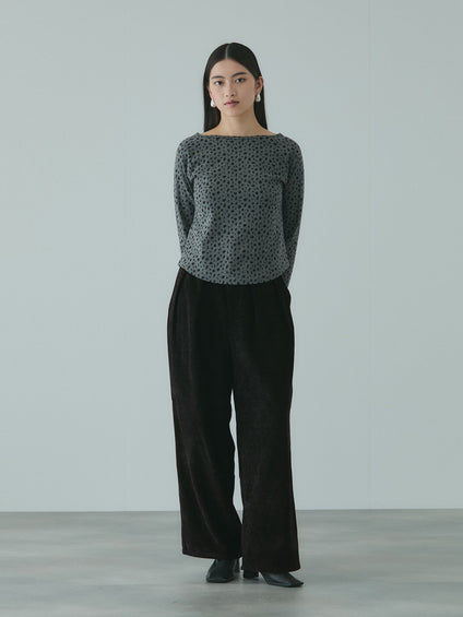 サージ2タックワイドパンツ≪手洗い可能≫