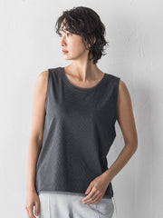 【大きいサイズ】ラメテレコタンクトップ