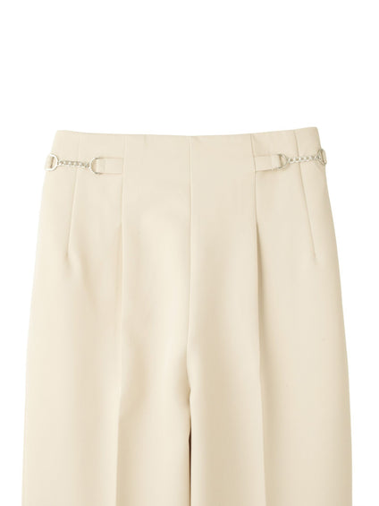 ダブルクロスストレッチビットテーパードパンツ