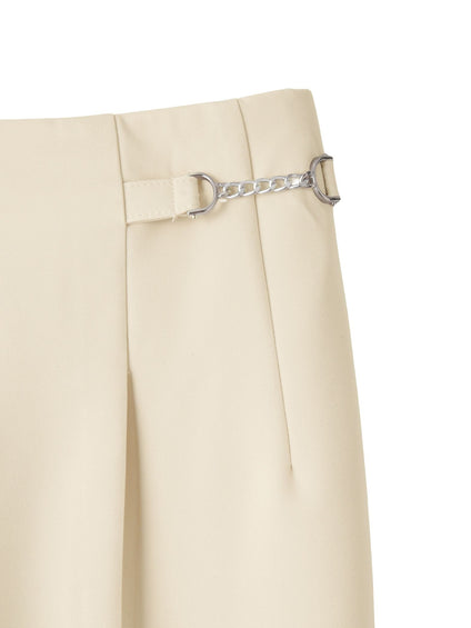 ダブルクロスストレッチビットテーパードパンツ