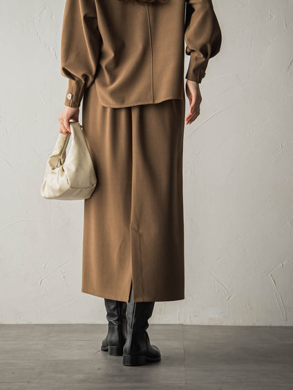 ジョーゼットダンボールAラインスカート≪セットアップ対応/洗濯機で洗える≫