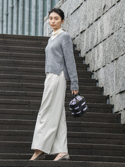 【WEB限定商品】極上の肌触りカシミヤシルクシアーカットソー
