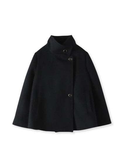 スタンドカラーショートコート