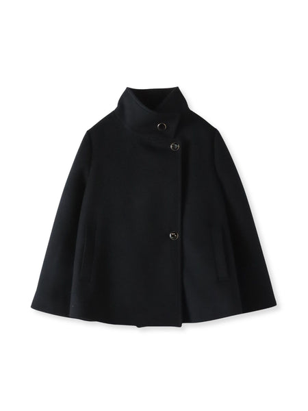 スタンドカラーショートコート