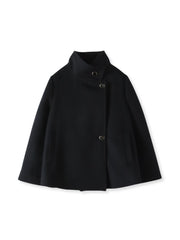 スタンドカラーショートコート