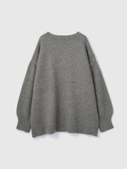 アルパカタッチVネックニットプルオーバー≪手洗い可能≫