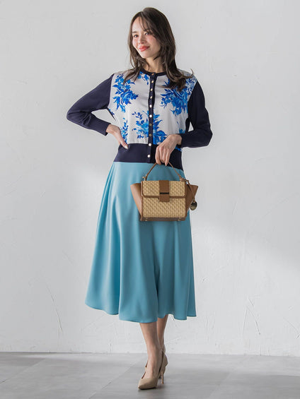 ダブルサテンスカート