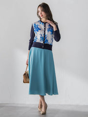 ダブルサテンスカート