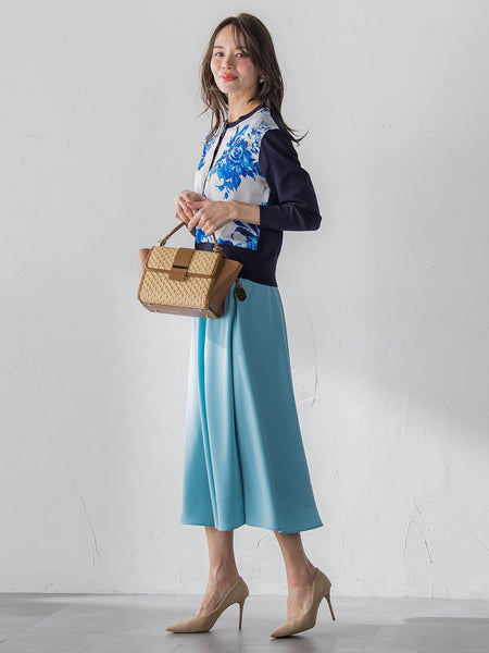 ダブルサテンスカート