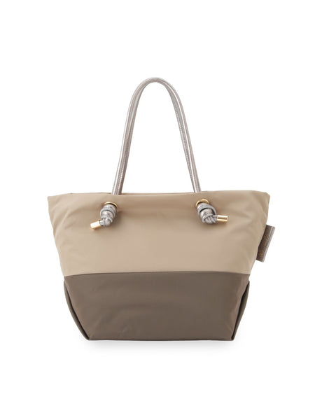 【WEB限定】【VIOLAd'ORO】ノットハンドルナイロントート M BIANCA / V-2250
