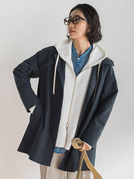 【大きいサイズ】ストレッチダンボールジップパーカー