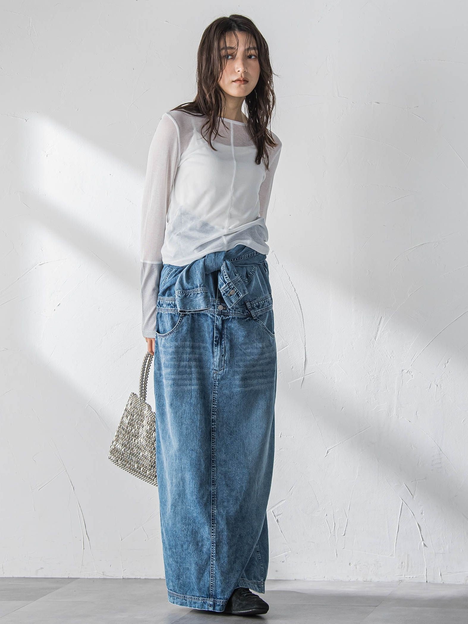 2WAYラメカフスインナー≪洗濯機で洗える≫