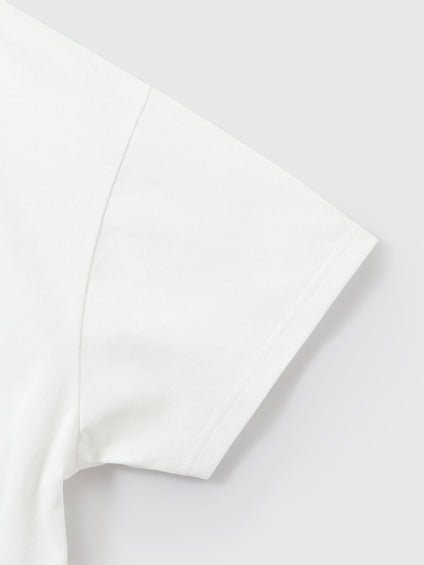 配色フォトプリントTシャツ≪手洗い可能≫