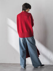 ハイネックシンプルニット≪手洗い可能≫