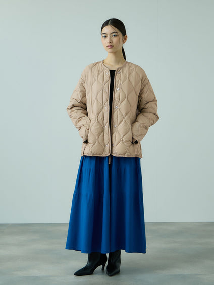 TAION　ダブルジップダウンジャケット≪手洗い可能≫