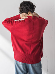 ハイネックシンプルニット≪手洗い可能≫