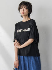 箔プリントロゴTシャツ≪手洗い可能≫