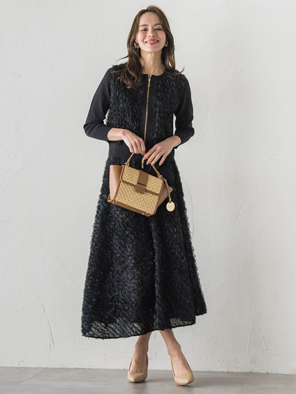 FAIRY AIRYジップカーディガン