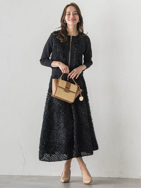 FAIRY AIRYジップカーディガン