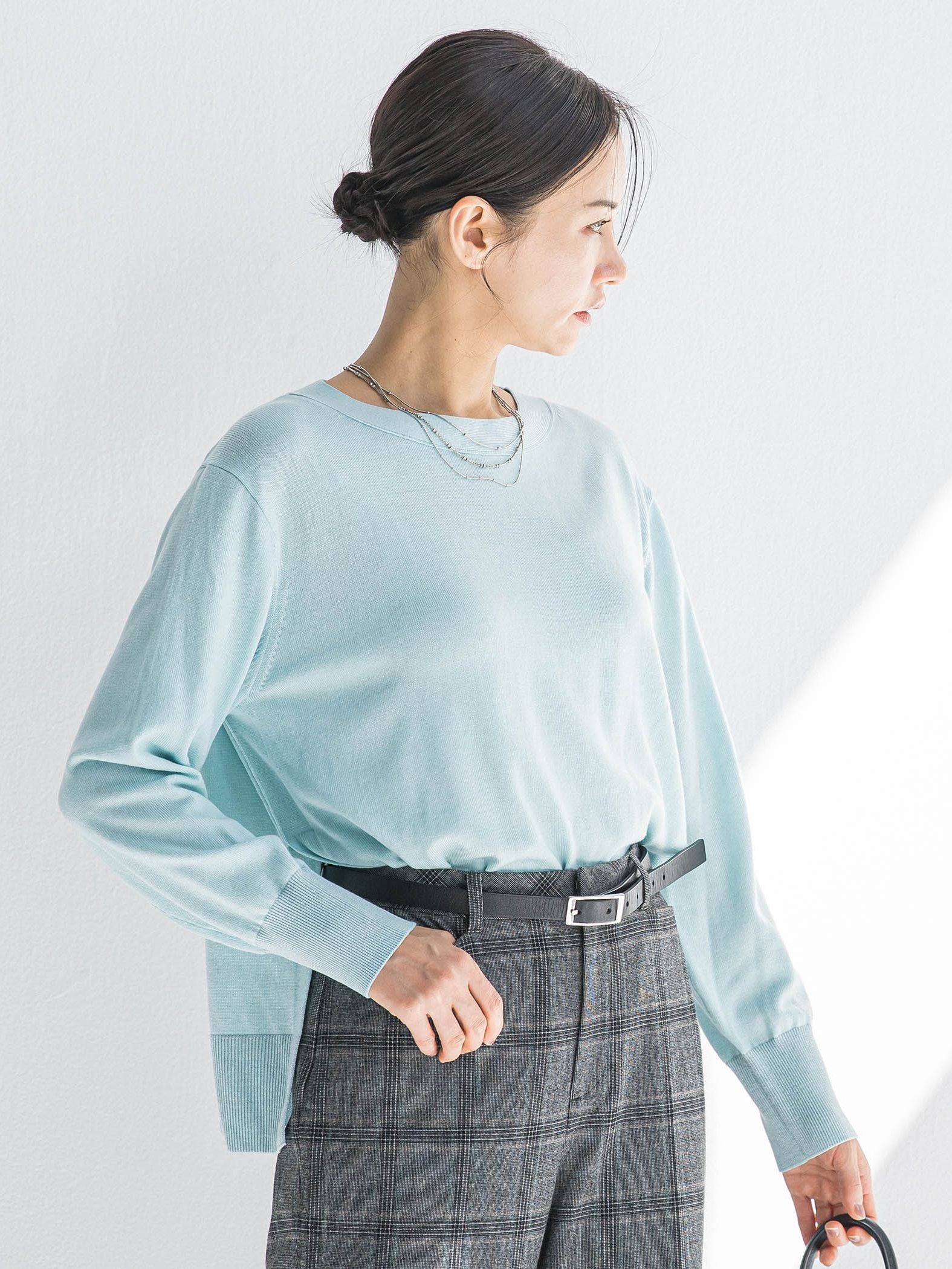 ANGELINAリブスリーブニット≪WEB限定11号/洗える≫