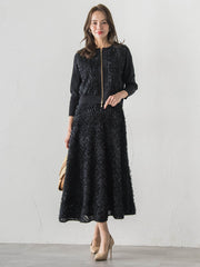 FAIRY AIRYジップカーディガン