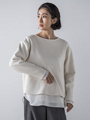 【大きいサイズ】【受注会限定】ボンバーヒートカットソー≪洗濯機で洗える≫