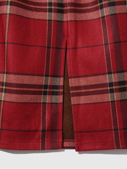 ブラッシュバックストレッチイージースカート≪洗濯機で洗える≫