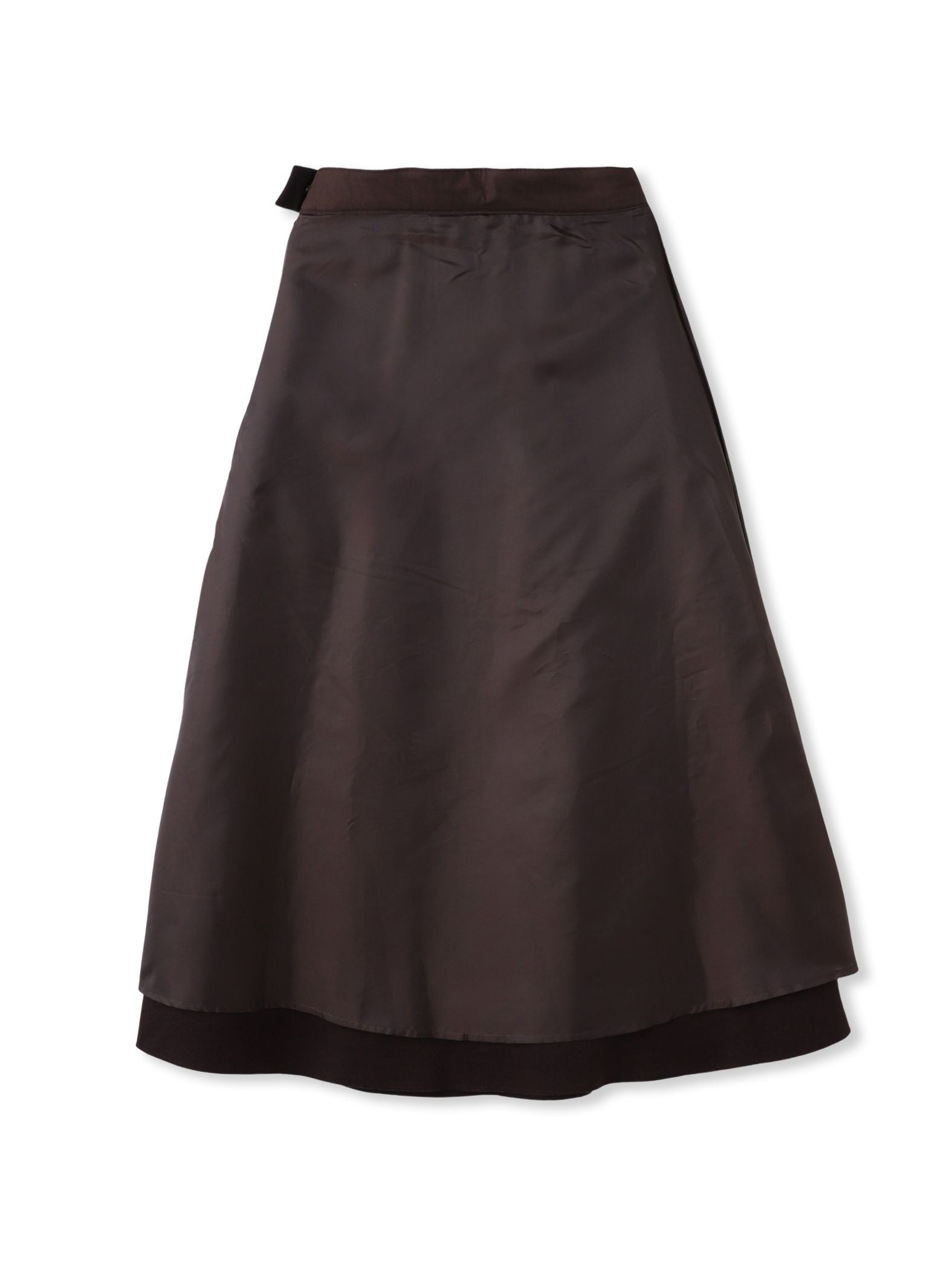 【WEB限定】ライトジャージメルトンスカート≪手洗い可能≫