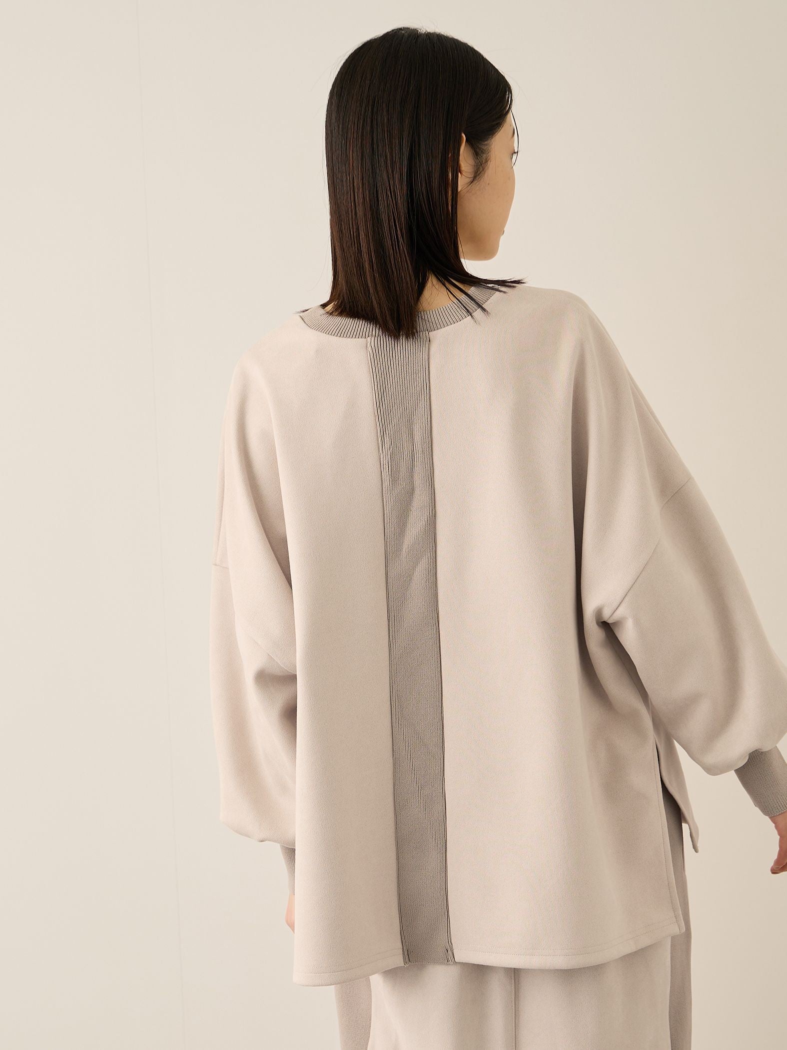 スウェードタッチダンボールプルオーバー≪手洗い可能≫