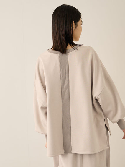 スウェードタッチダンボールプルオーバー≪手洗い可能≫