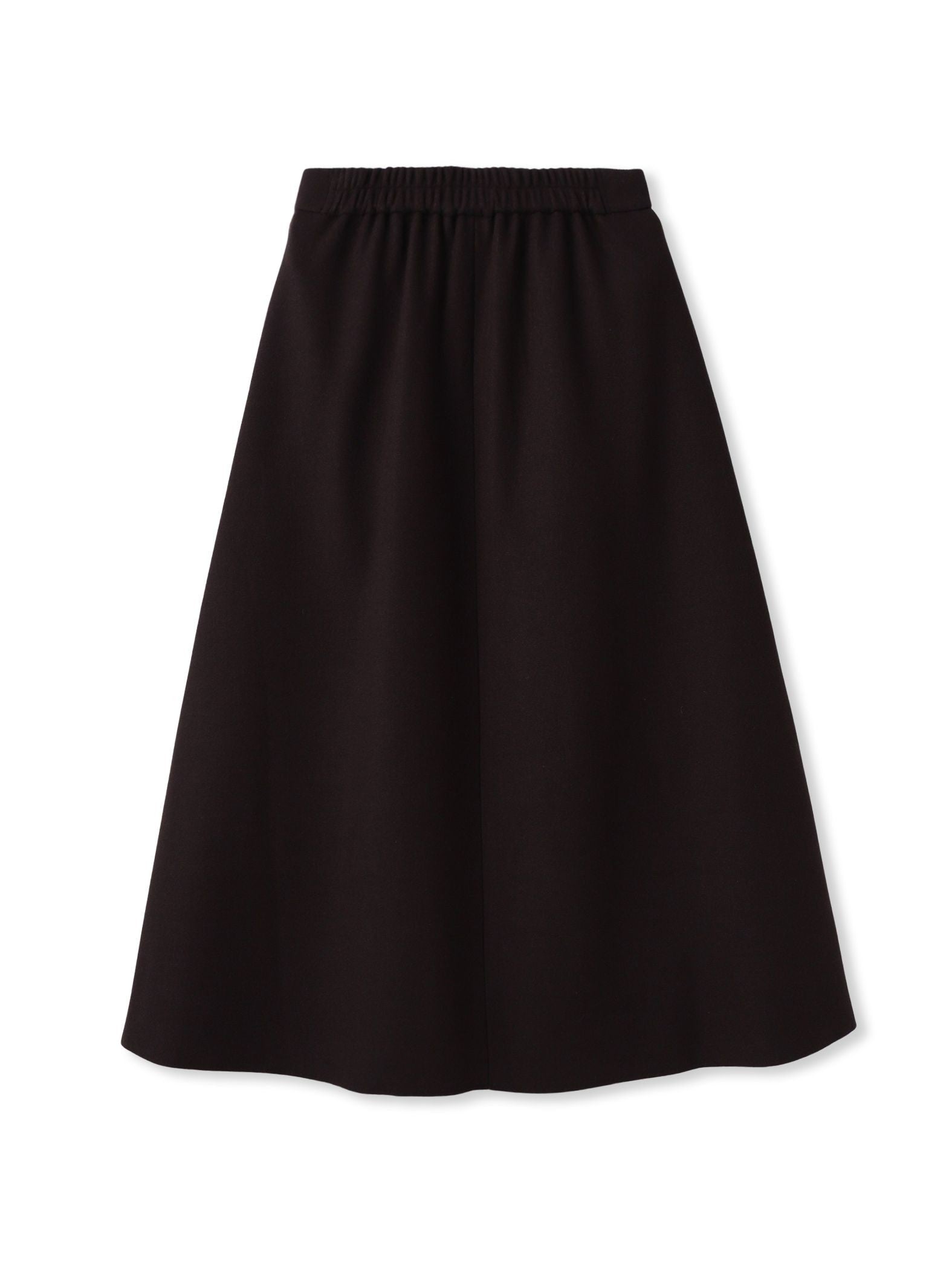 【WEB限定】ライトジャージメルトンスカート≪手洗い可能≫