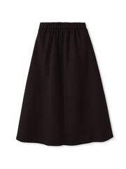 【WEB限定】ライトジャージメルトンスカート≪手洗い可能≫