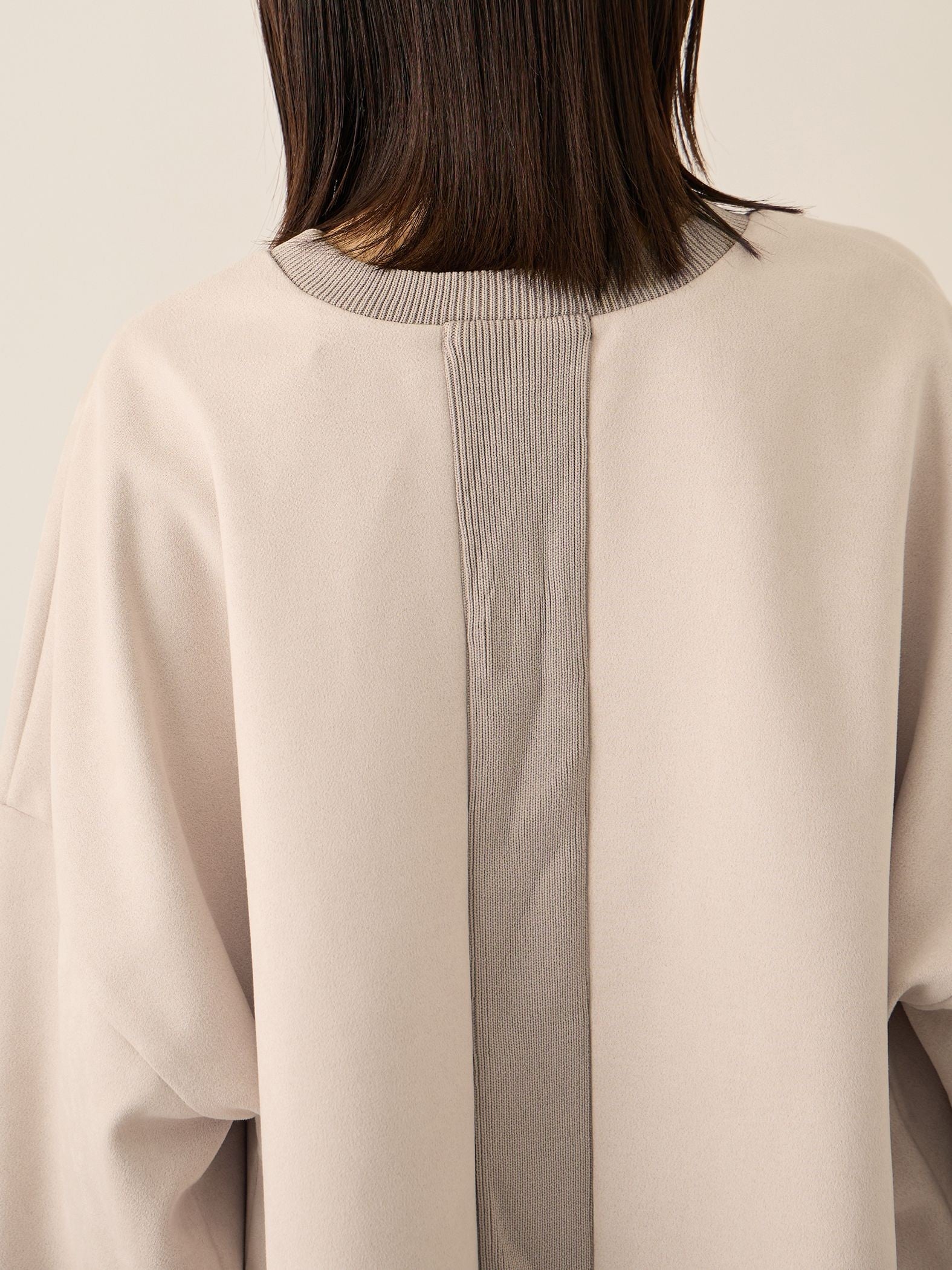 スウェードタッチダンボールプルオーバー≪手洗い可能≫