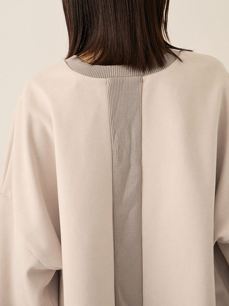 スウェードタッチダンボールプルオーバー≪手洗い可能≫