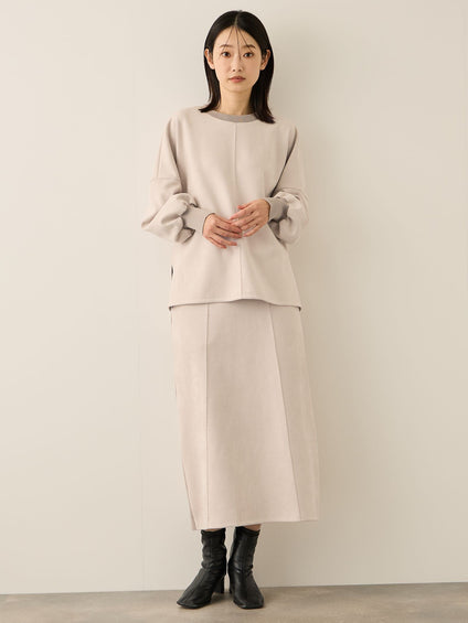 スウェードタッチダンボールプルオーバー≪手洗い可能≫