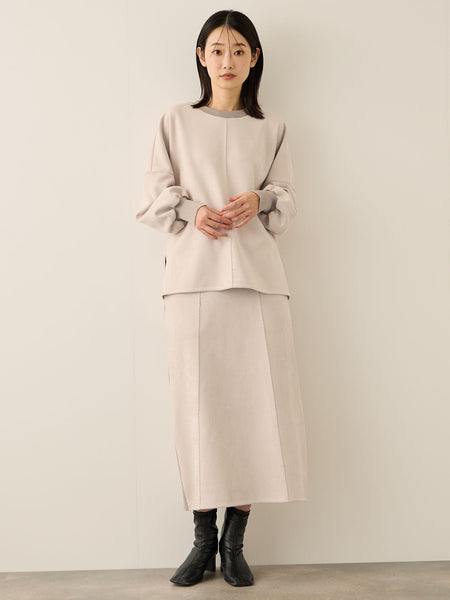 スウェードタッチダンボールプルオーバー≪手洗い可能≫