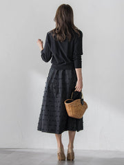 リボンジャガードスカート