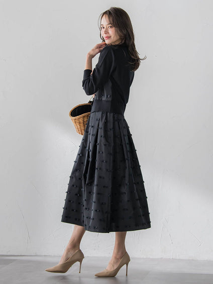 リボンジャガードスカート