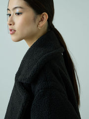 フェイクムートンミドルダブルコート