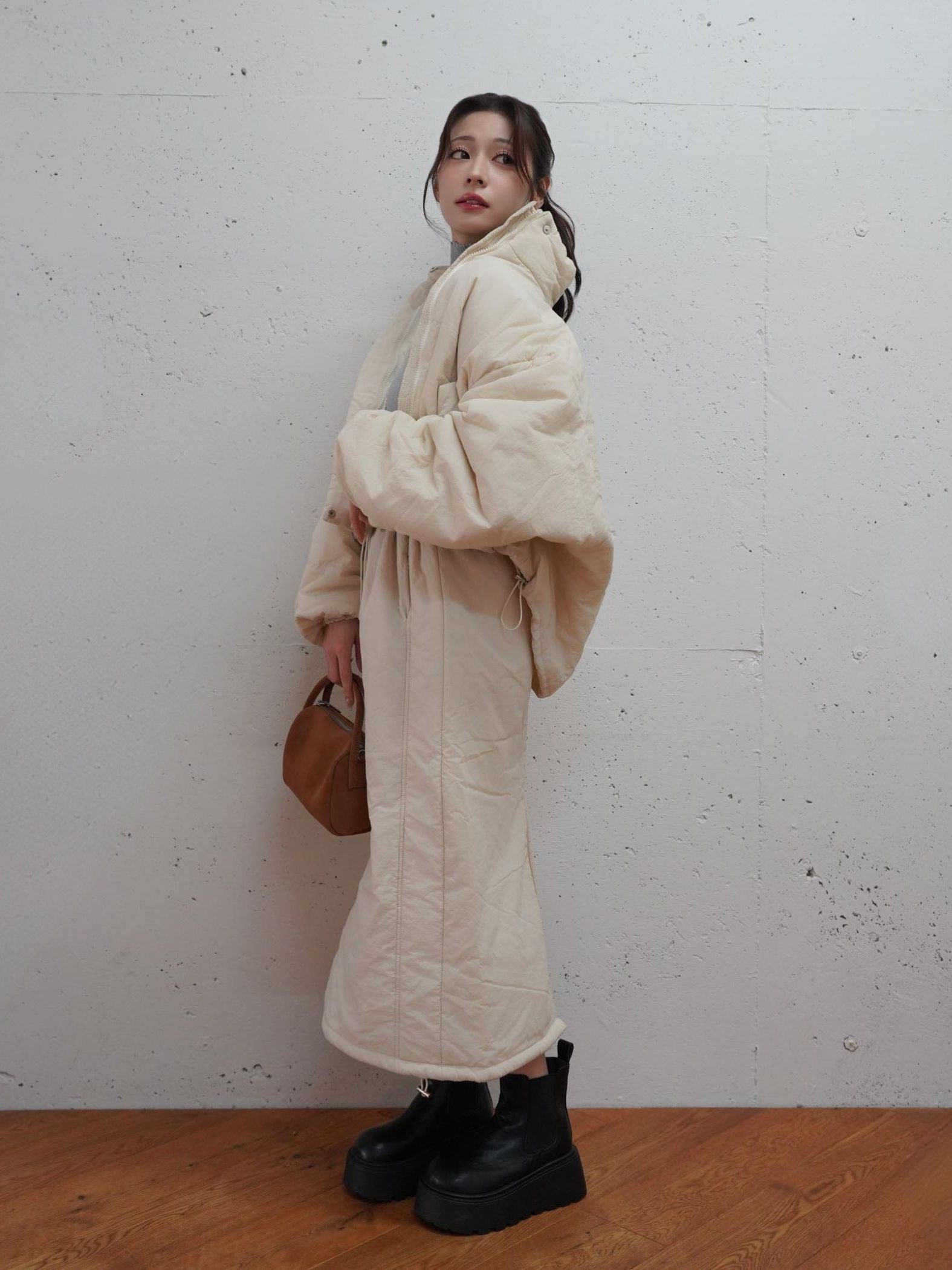 ［SET］Padded Blouson×Skirt Setup≪手洗い可能≫