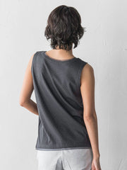 【大きいサイズ】ラメテレコタンクトップ