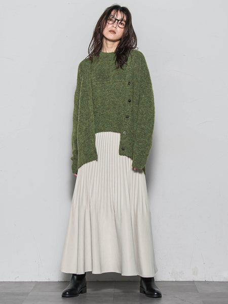 フラッフィークルーネックニット≪手洗い可能≫