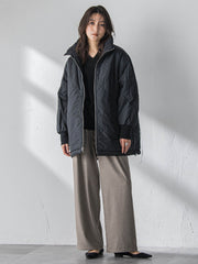 中綿リバーシブルコート≪手洗い可能≫