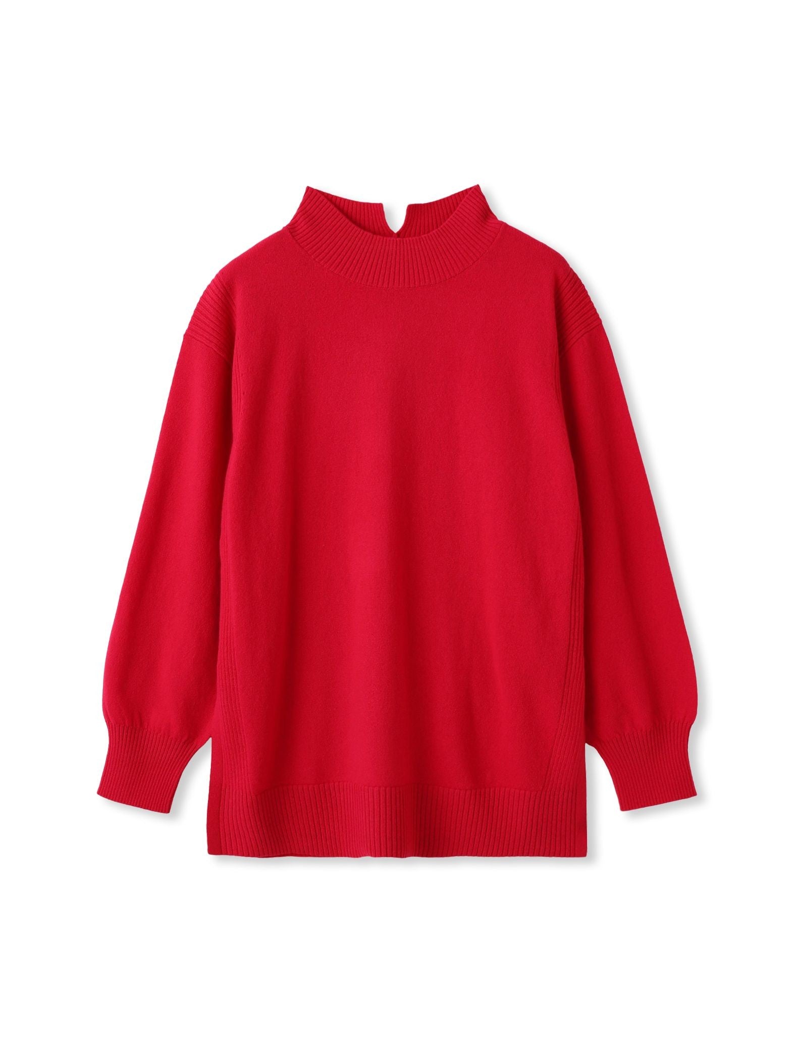 ファインメリノウールチュニックニット≪洗える≫